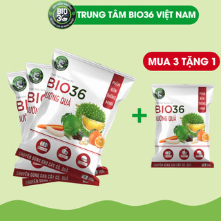  Combo 3 TẶNG 1 BIO 36 Siêu Dưỡng Quả Hỗ Trợ Làm Ngọt, Chống Sượng, Dày Cơm, Chống Rụng Nứt Quả