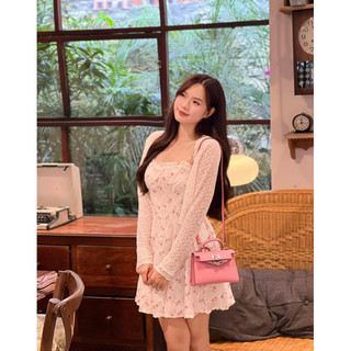 Set váy hoa nhí xinh hàng Qc đẹp nàng thơ mùa thu