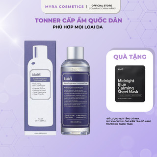 Toner Dưỡng Ẩm Dear Klairs Supple Preparation Unscented - Cân Bằng pH - Cấp Ẩm, Dịu Da