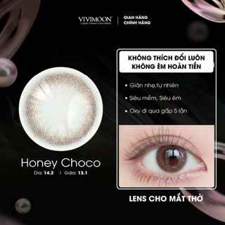 01 đôi lens VIVIMOON cho mắt thở độ cận 0 - 8 độ