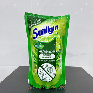 Túi Nước Rửa Chén Sunlight Trà Xanh 750G ( mầu xanh )