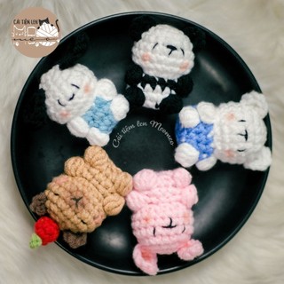 Móc khóa len thú mini nhiều nhân vật siêu cute
