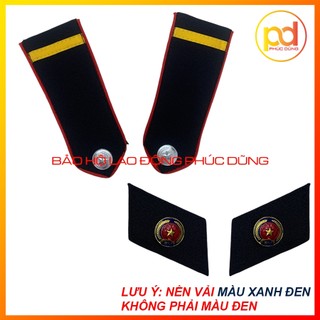 Combo cầu vai và ve áo đồng phục bảo vệ chuyên nghiệp, siêu rẻ, tiết kiệm khi mua chung, thiết kế đúng quy định