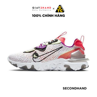 Giày thể thao n1ke react vision ‘barely volt laser crimson’ cd4373-102 - secondhand chính hãng 100%