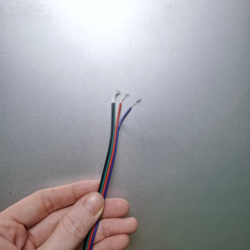 5m 10met Dây điện 4 dây, sử dụng cho LED dây 4 pin 5V -24V, LED dây đổi màu 4 chân