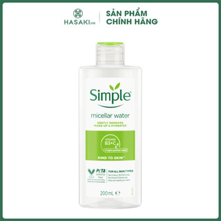 Nước Tẩy Trang Simple Dành Cho Da Nhạy Cảm 200ml Hasaki Sản phẩm chính hãng