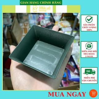 Combo 50-100 chiếc bát vuông cắm hoa tươi kích thước 9cm x 9cm x 3.5cm