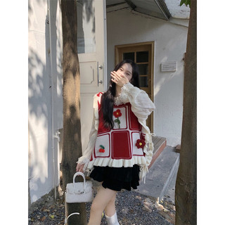 Áo yếm len hoa ( ko áo trong ) - 20mii_mii