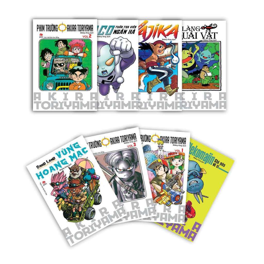 Sách - Combo Tuyển Tập Akira Toriyama (Bộ 8 Cuốn)