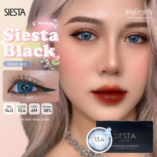 Kính Áp Tròng sz GIÃN TRÒNG ẨM CAO xanh tiên cá SIESTA BLISS SEA chính hãng SIESTA | LENS CẬN | LENSFORGIRLSS