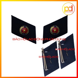 Ve áo đồng phục bảo vệ khoá tốt gắn trên cổ áo theo quy định cũ chuyên nghiệp giá rẻ siêu bền