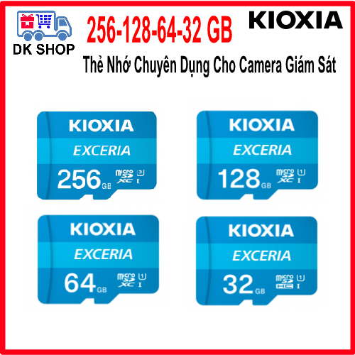 Thẻ Nhớ Kioxia (Toshiba) Micro SD 256GB | 128GB | 64GB | 32GB C10 UHS-I 100MB/s - Chính Hãng.
