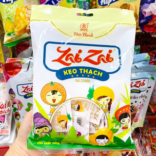 THẠCH ZAI ZAI HIỆU ĐỨC HẠNH MIX ĐỦ VỊ - gói 350gr