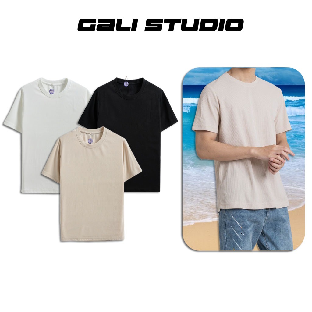 Áo Thun Trơn Basic GLS Store Unisex Nam Nữ 100% Cotton Gali Studio