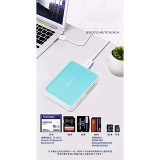 Đầu đọc thẻ nhớ CF SD TF MicroSD XD MS M2 Memory Stick Duo USB-A 2.0 Compact Fast Disk High Speed tốc độ cao