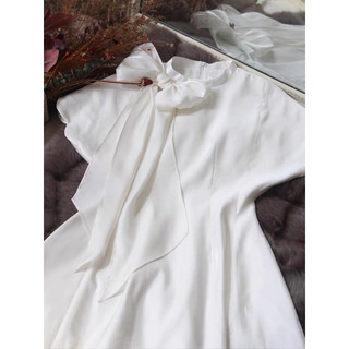 [ Hàng New 💯 Do RowtSize] Đầm Ruby Phối Nơ Xinh