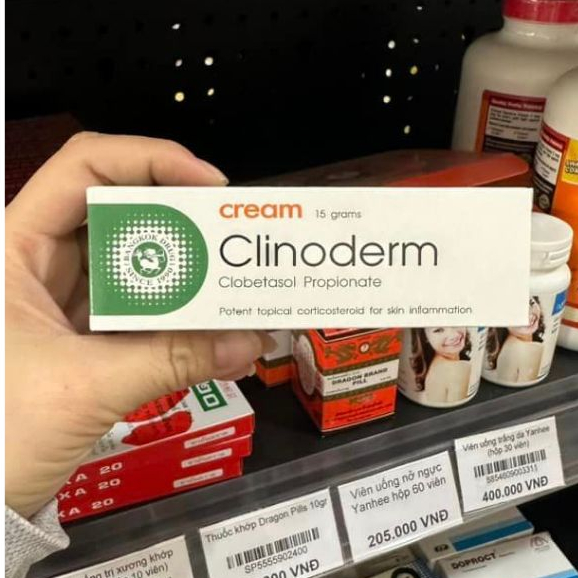 Kem Bôi Vảy Nến Clinoderm Thái Lan Tuýp 15g