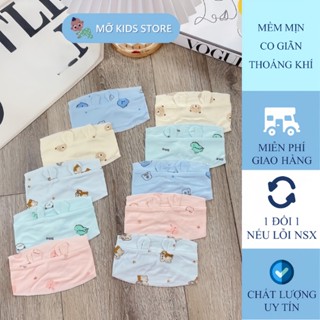 Che thóp cho bé sơ sinh (TAI THỎ), mũ che thóp cho bé sơ sinh, mũ thóp cho bé sơ sinh chất thun lạnh peptit, mềm mại