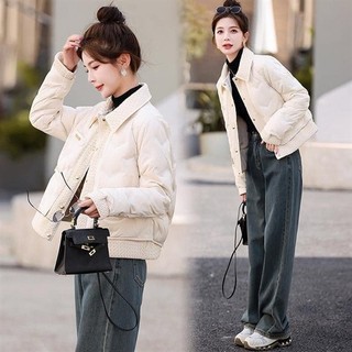 Áo khoác phao trần trám siêu ấm cổ cao khoá kéo siêu đẹp size SMLXL