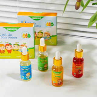 Dầu Ăn Dặm Cho Bé Hakukid Set 4 Lọ 20ml