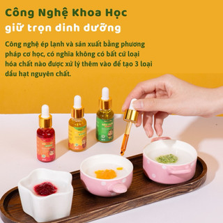 Dầu Ăn Dặm Cho Bé Hakukid Set 4 Lọ 20ml