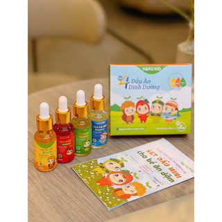 Dầu Ăn Dặm Cho Bé Hakukid Set 4 Lọ 20ml