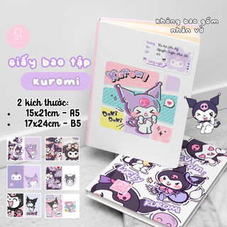 Giấy Bao Tập Kuromi - Giấy bóng dày --vpp