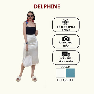 Chân váy lụa xẻ tà | Eli skirt