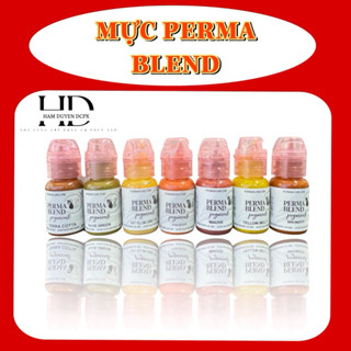 MỰC PERMA BLEND, mực perma blend, mực bong đậm, mực phun mày môi mí