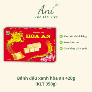 Bánh đậu xanh hoà An HA450 (Date mới)