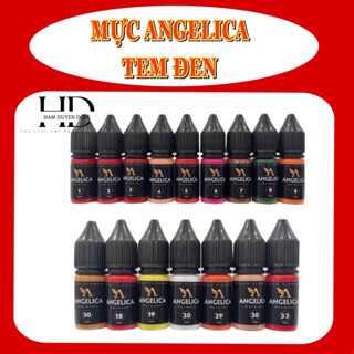 Mực angelica tem đen chuyên dùng cho mày môi trong phun xăm thẩm mỹ và tattoo - DCPX HÀM DUYÊN