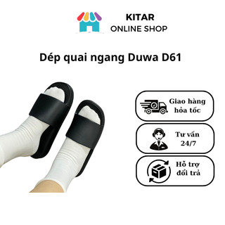 Dép nữ quai ngang Duwa chống trơn chất Eva nhẹ size 35-38 màu nâu, đen,trà sữa, xanh bơ D63
