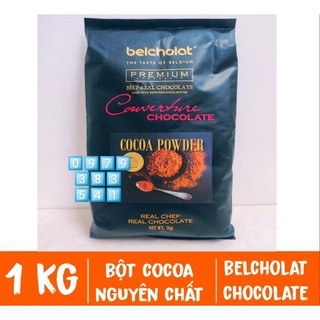 Bột Ca Cao Nguyên Chất 100% hiệu Belcholat Túi 1Kg Cocoa Real Chocolate