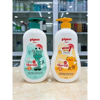 (700ml) Sữa Tắm Gội Em Bé Pigeon Baby Wash 2in1 Mẫu Mới