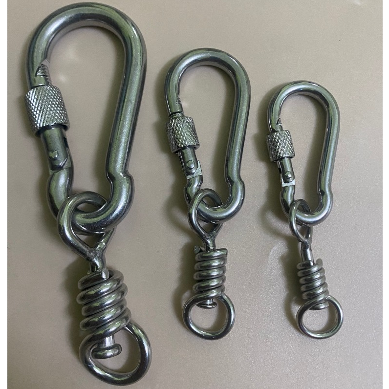 móc xích chó an toàn chống xoắn INOX vặn ren