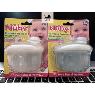 Hộp chia sữa, khay chia sữa, chia đồ ăn dặm 3 ngăn chính hãng NUBY cho bé
