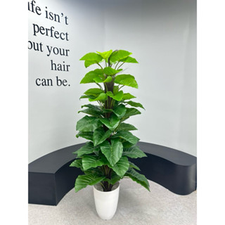 Cây giả- cây trầu bà leo cột cao 1m6 decor trang trí nhà cửa, showroom, nhà hàng,...