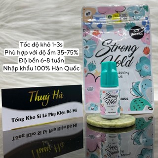 Keo nối mi siêu bền Strong Hold Hàn Quốc (1-3s) - Siêu bền-ít cay / Thúy Hà