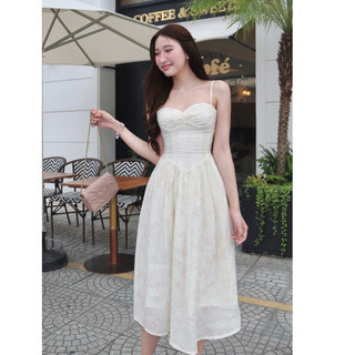 Emme.studio - Lily Dress đầm hai dây voan hoa nhí
