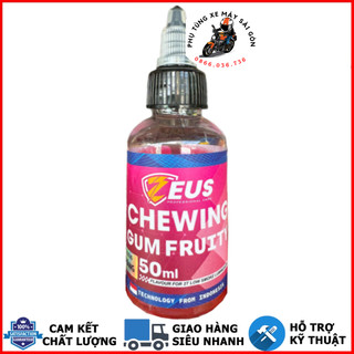 Tinh dầu 2 thì zeus mùi thơm chewing gum 50ml giành cho xe 2 thì