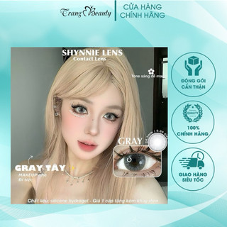 Các mẫu lens xám hot hit kính áp tròng xám tây- xám khói