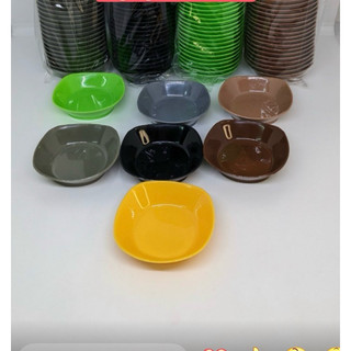 ⛔️ set 10 chén nhựa pp vuông, đựng muối tiêu, nước chấm