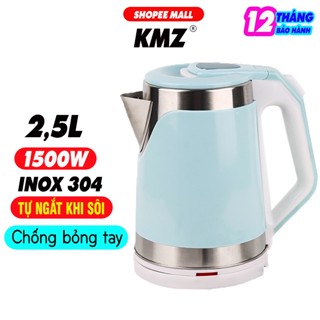 Ấm đun siêu tốc, Bình đun nước siêu tốc 2.5L KMZ K250 - Bảo Hành 1 Năm