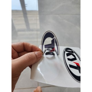 Tem chử logo KYT decal trong suốt