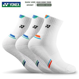 [Mẫu Mới] Tất Vớ Cầu Lông YONEX, Tất Tennis, Dệt Kim 3 Lớp Dày Dặn Thoáng Khí Chống Trơn Trượt Khi Chơi Thể Thao, unisex