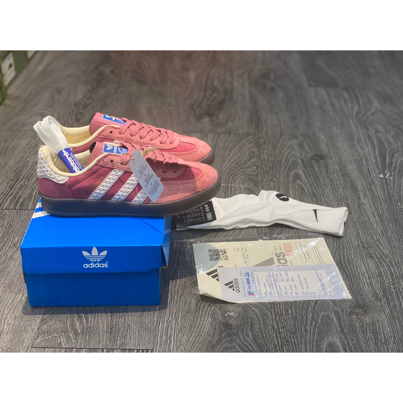(Rùa Sneaker) Siêu Phẩm Giày Thể Thao Sneaker A/d/idas Gaz/elle Ind/oor  Hồng Cao Cấp