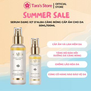 Serum D'alba dạng xịt khoáng căng bóng da First Spray Serum 50ml/100ml