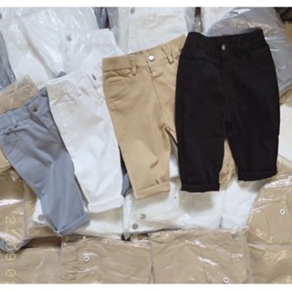  Quần kaki trơn dài phong cách cho bé trai 8_20kg 
