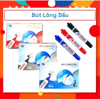 Bút Lông Dầu - PM-09 - Combo 1 Hộp 10 Cây ( Mẫu Mới )