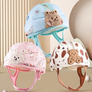 Mũ bảo vệ đầu, mũ bảo hiểm siêu nhẹ thoáng khí cho bé tập bò tập đi từ 6-36 tháng
